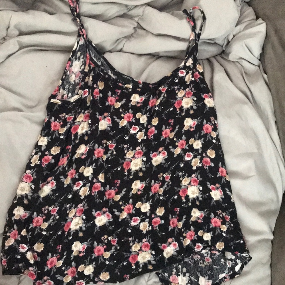Forever 21 Floral Tank